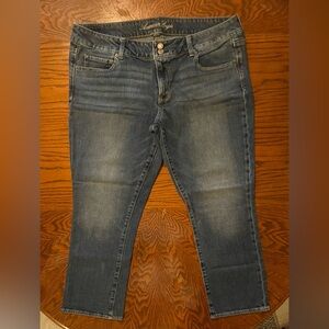 American Eagle Outfitters Stretch Artist Crop Jeans